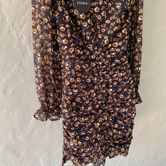 STORIA MULTI COLOR MINI DRESS SZ M NWT - Picture 8 of 9